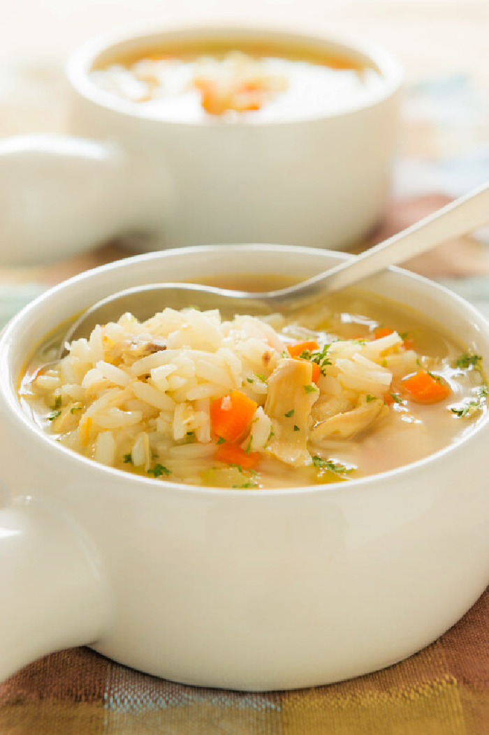 CrockPot Chicken & Rice Soup CrockPot Ladies