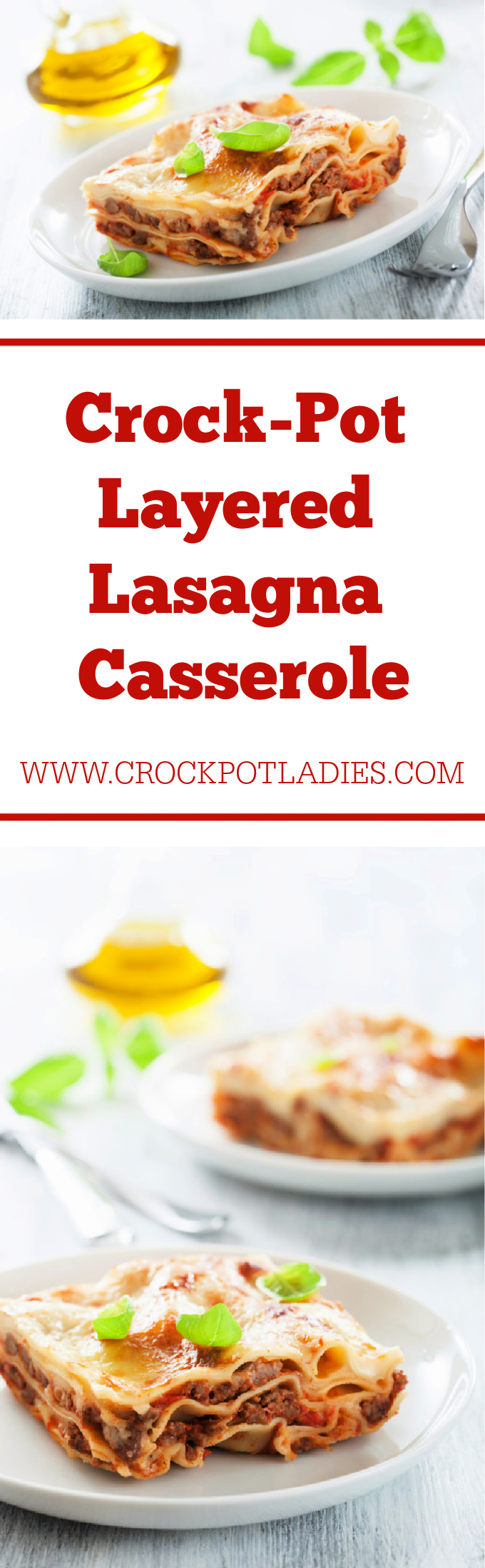 Crock-Pot Layered Lasagna Casserole