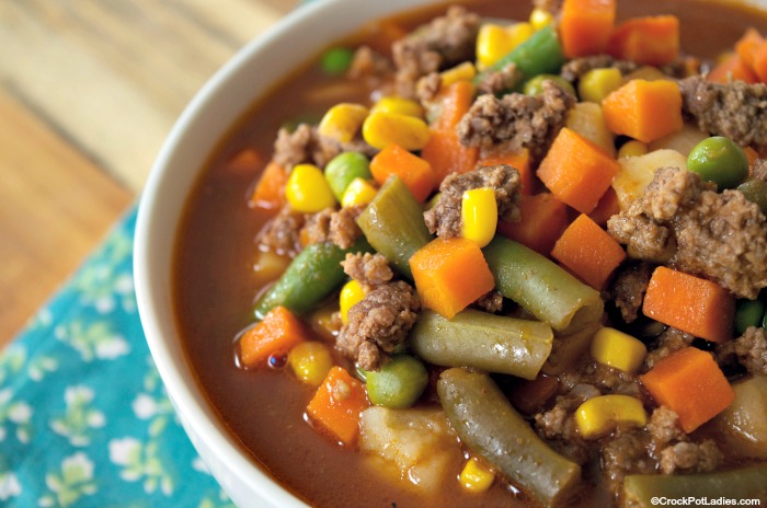 Crock-Pot Vegetable Beef Soup