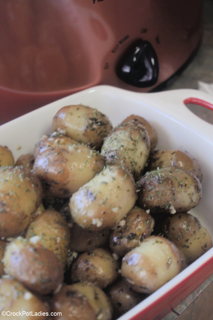 CrockPot Garlic Parsley Potatoes CrockPot Ladies