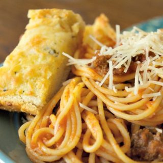 Crock-Pot Baked Spaghetti