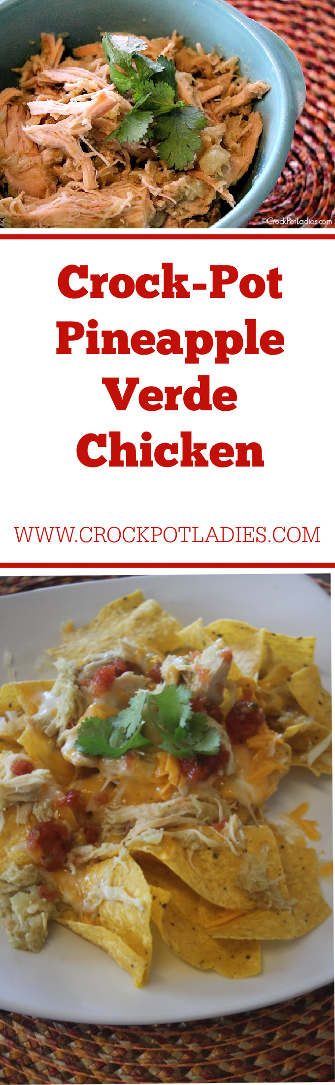 Crock-Pot Pineapple Verde Chicken