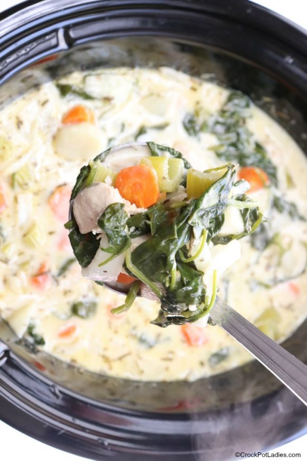 CrockPot Chicken Gnocchi Soup (Olive Garden Copycat) + Video Crock