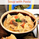 Crock-Pot Creamy Italian Sausage Soup with Pasta