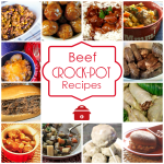 Beef Crock-Pot Recipes - Warm up to a hearty meal with these Slow Cooker Beef Recipes. From main dishes, appetizers, soups, stews and more! Over 120 beefy recipes! | CrockPotLadies.com