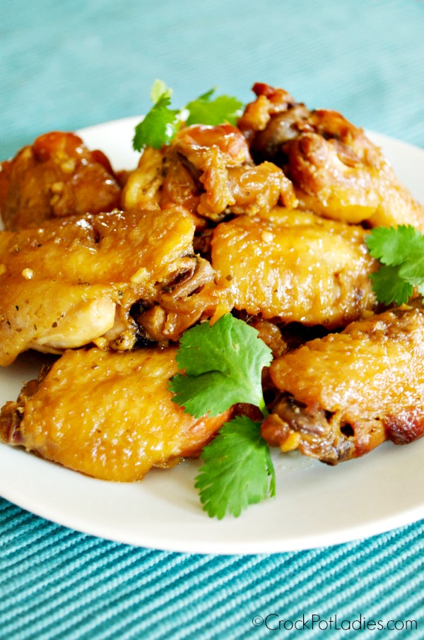 Crock-Pot Honey Garlic Chicken Wings
