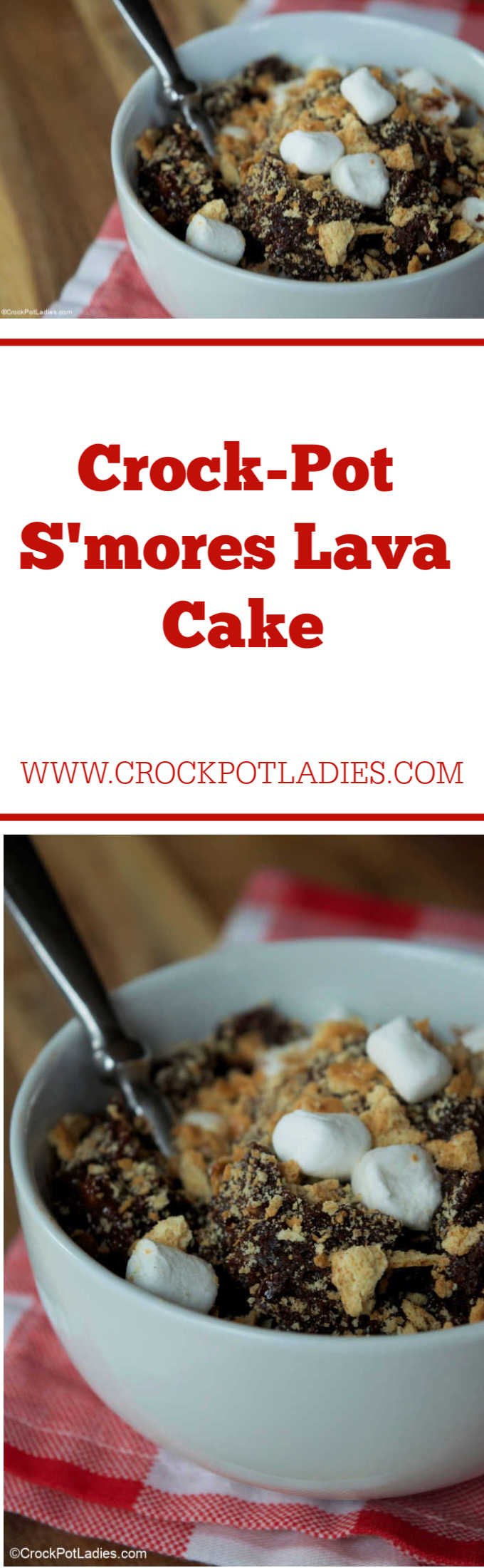 Crock-Pot S'mores Lava Cake