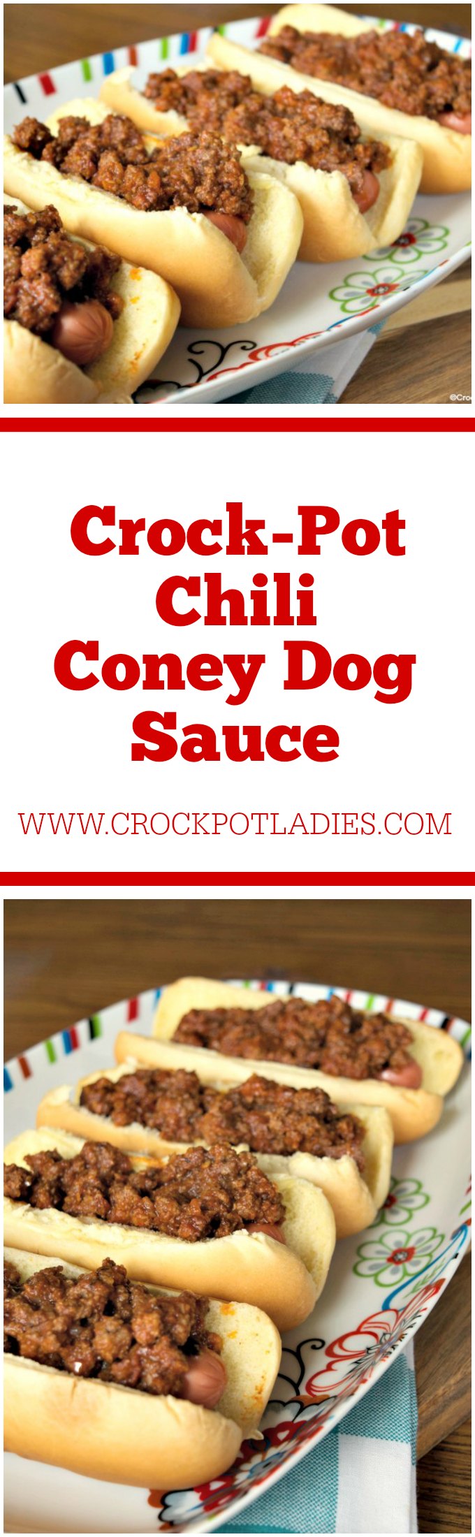 Crock-Pot Chili Coney Dog Sauce 