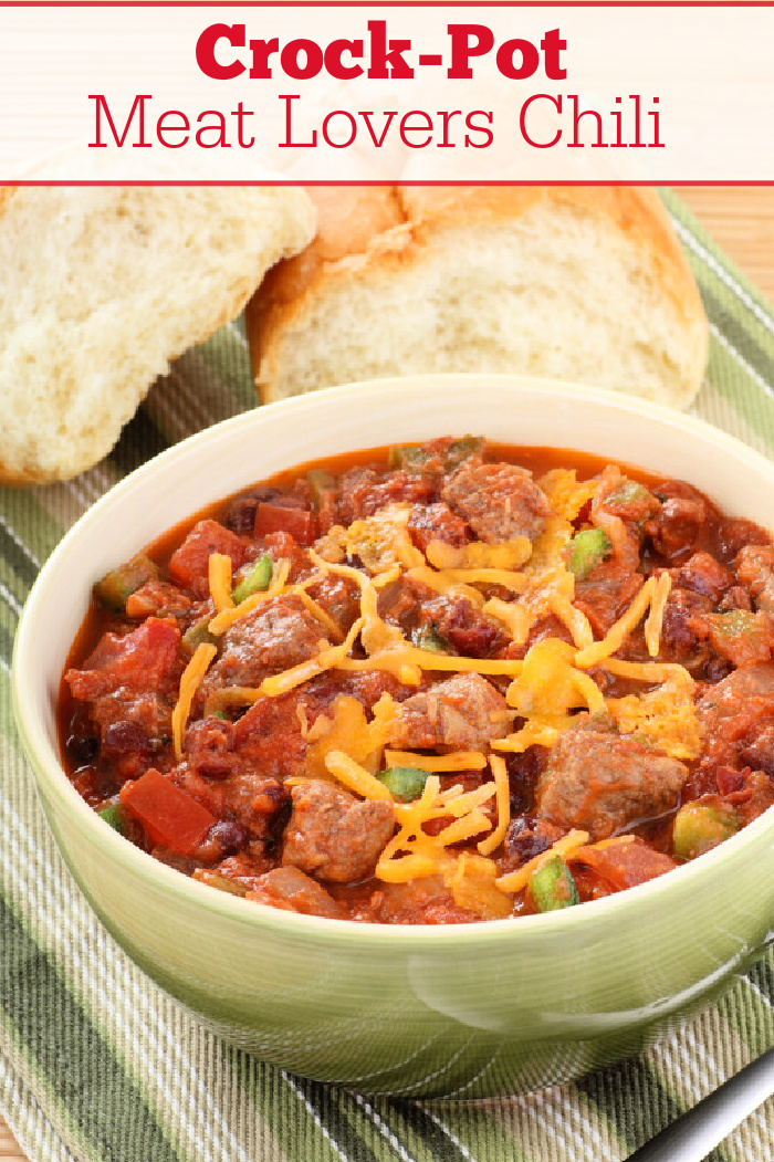 Crock-Pot Meat Lovers Chili