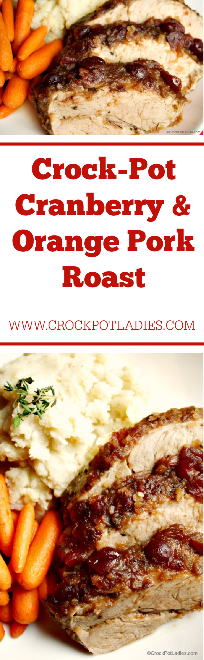 Crock-Pot Cranberry & Orange Pork Roast