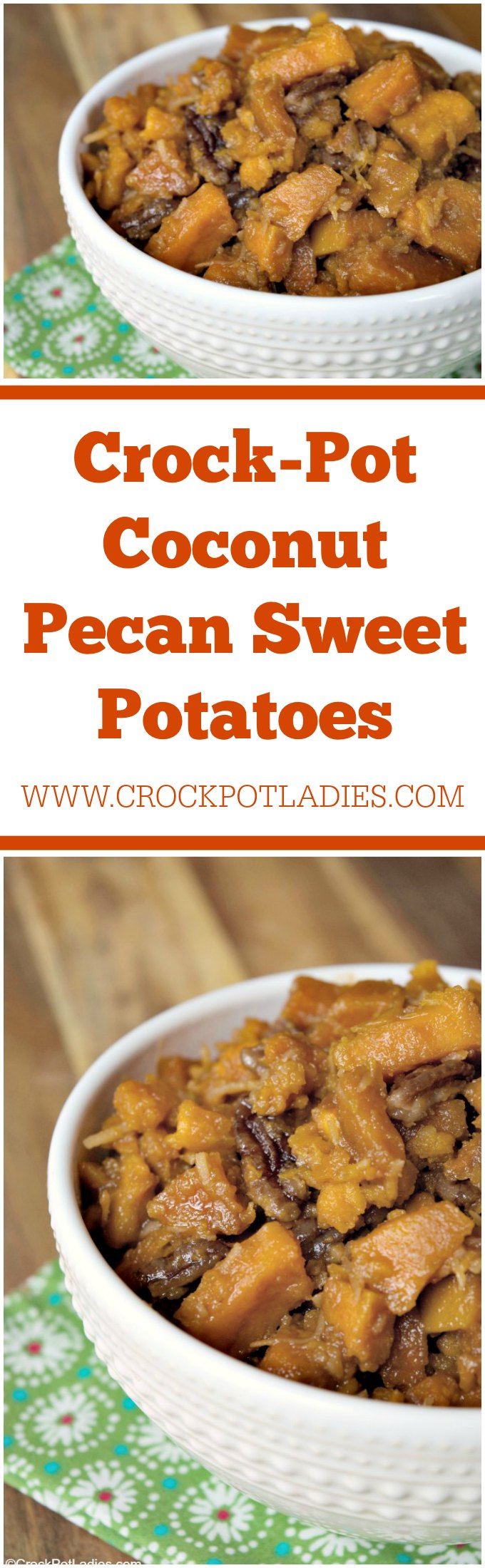 Crock-Pot Coconut Pecan Sweet Potatoes