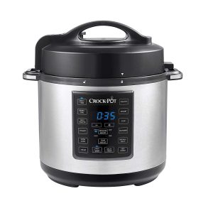 Crock-Pot 6 Qt 8-in-1 Multi-Use Express Crock Programmable Slow Cooker, Pressure Cooker, Sauté, and Steamer
