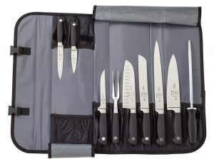 Mercer Culinary Genesis 10-Piece Forged Knife Set with Case