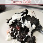 Crock-Pot Chocolate Cherry Cola Dump Cake - With just 4 ingredients this easy to make dessert recipe for Crock-Pot Chocolate Cherry Cola Dump Cake could not be simpler to make and the flavor is out of this world! A box of chocolate cake mix, a can of cola, a can of cherry pie filling and cream cheese icing is all you need for this slow cooker dessert! #CrockPot #SlowCooker #Recipe #ValentinesDay #Chocolate #Cherry #Dessert #LowFat #LowSodium #Vegetarian