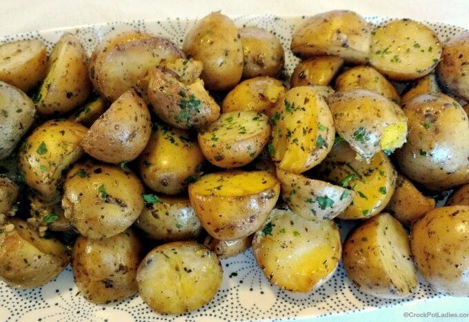 Crock-Pot Parmesan Garlic Potatoes
