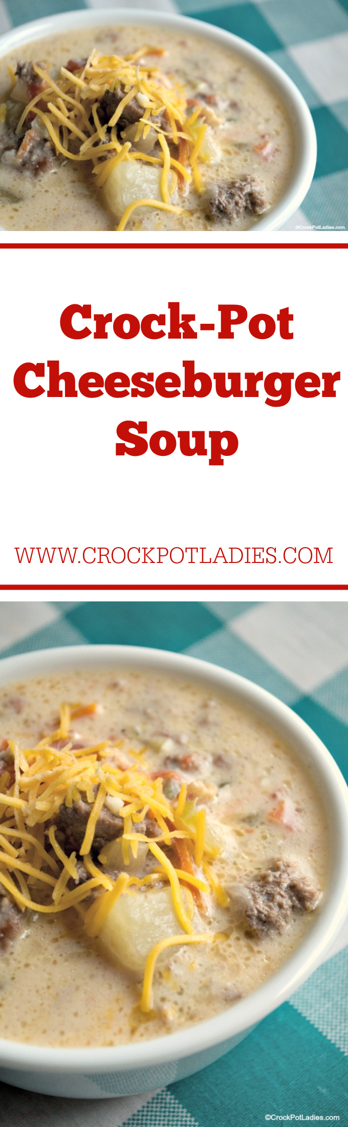 Crock-Pot Cheeseburger Soup