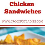 Crock-Pot Honey BBQ Chicken Sandwiches