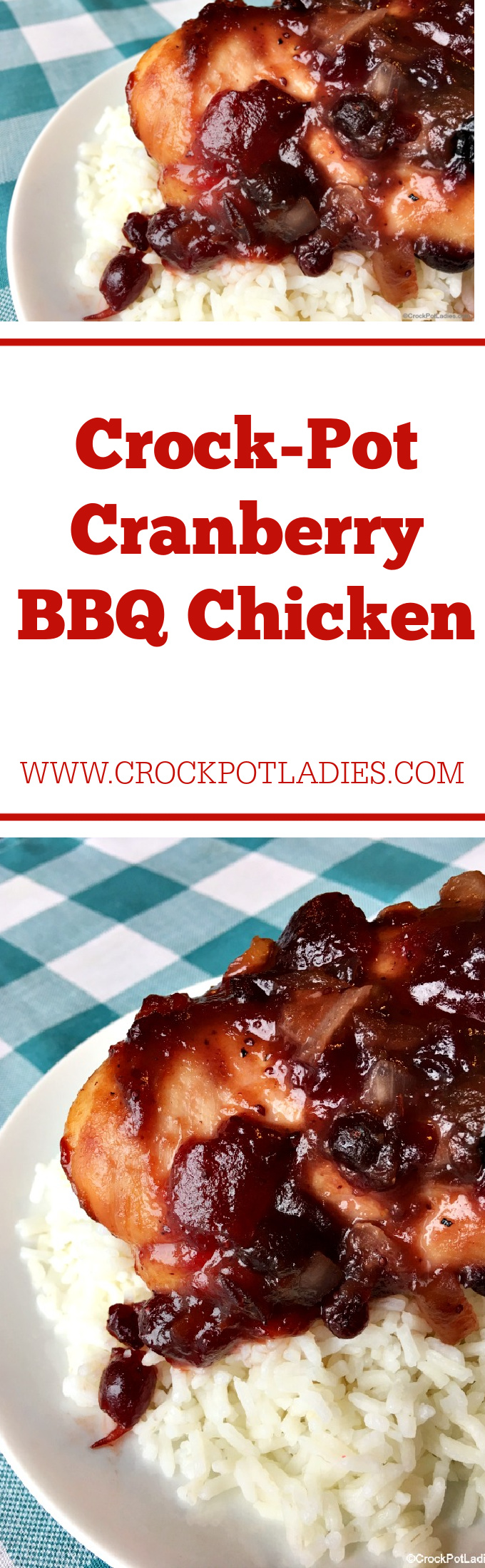 Crock-Pot Cranberry BBQ Chicken