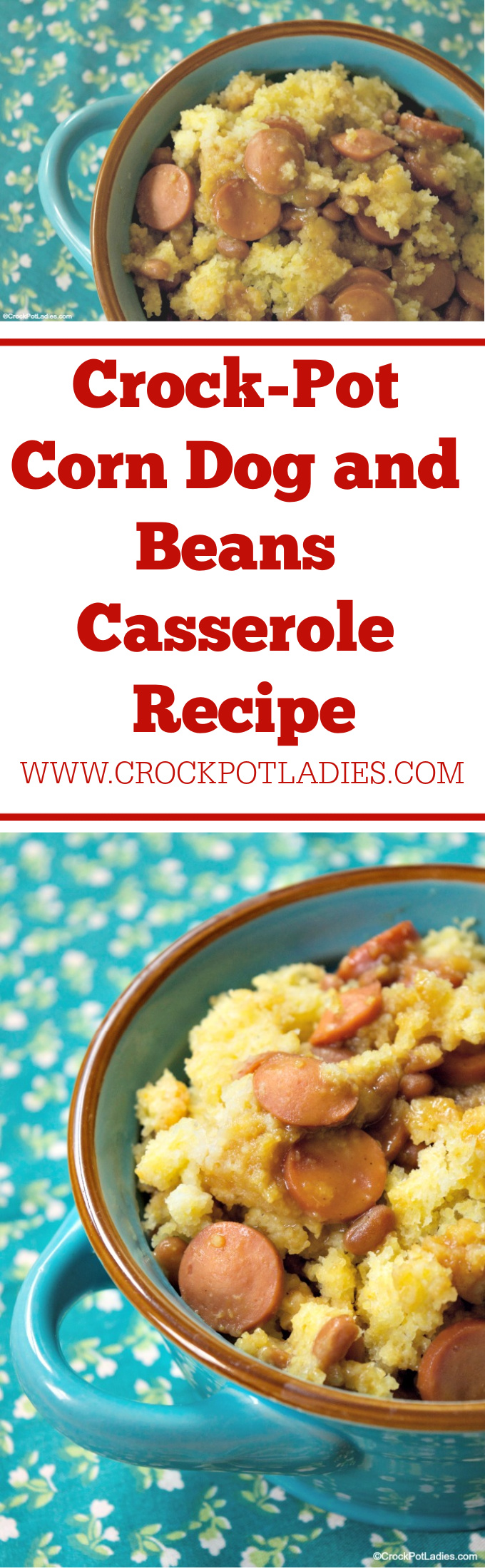 Crock-Pot Corn Dog and Beans Casserole Recipe