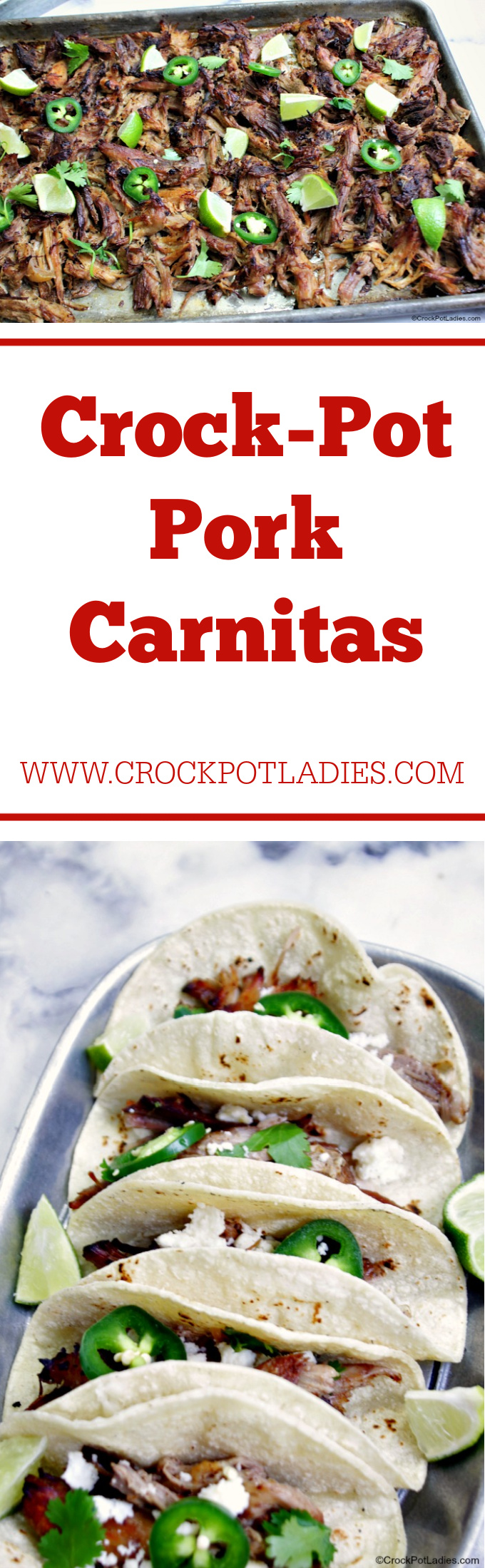 Crock-Pot Pork Carnitas (Mexican Shredded Pork)