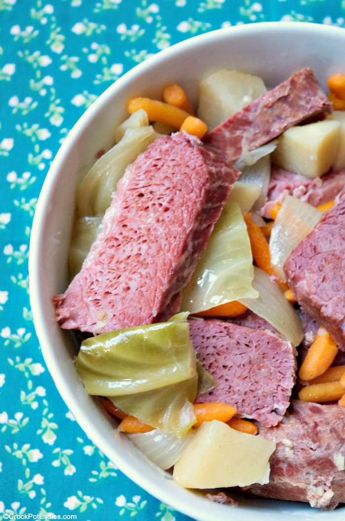 CrockPot Easy Corned Beef and Cabbage CrockPot Ladies