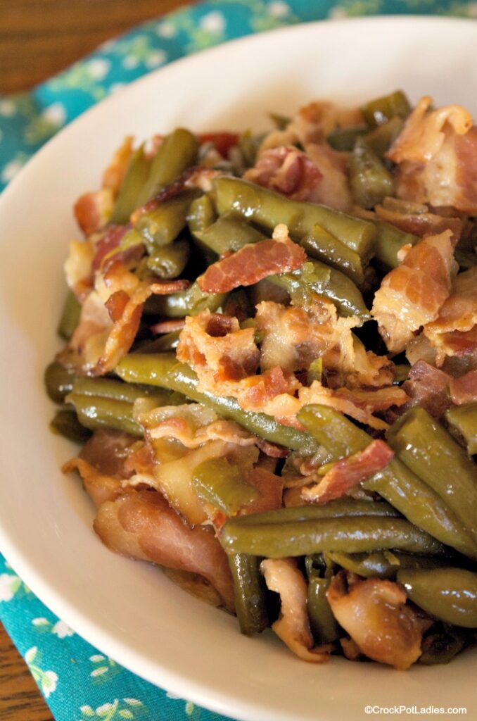 Crock-Pot Easy Green Beans and Bacon