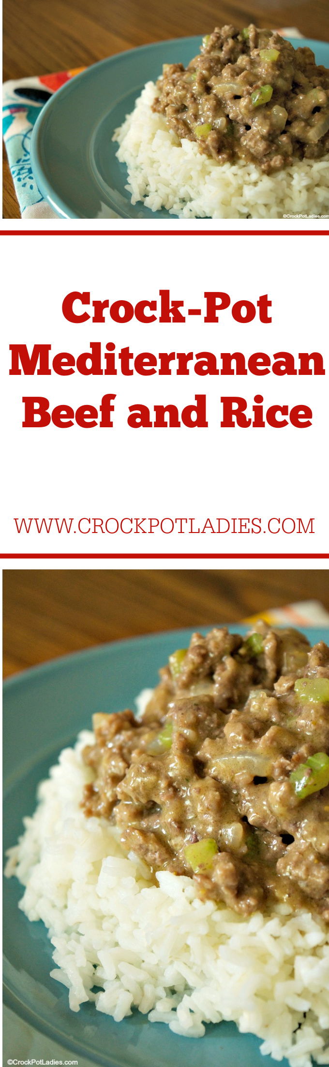 Crock-Pot Mediterranean Beef and Rice