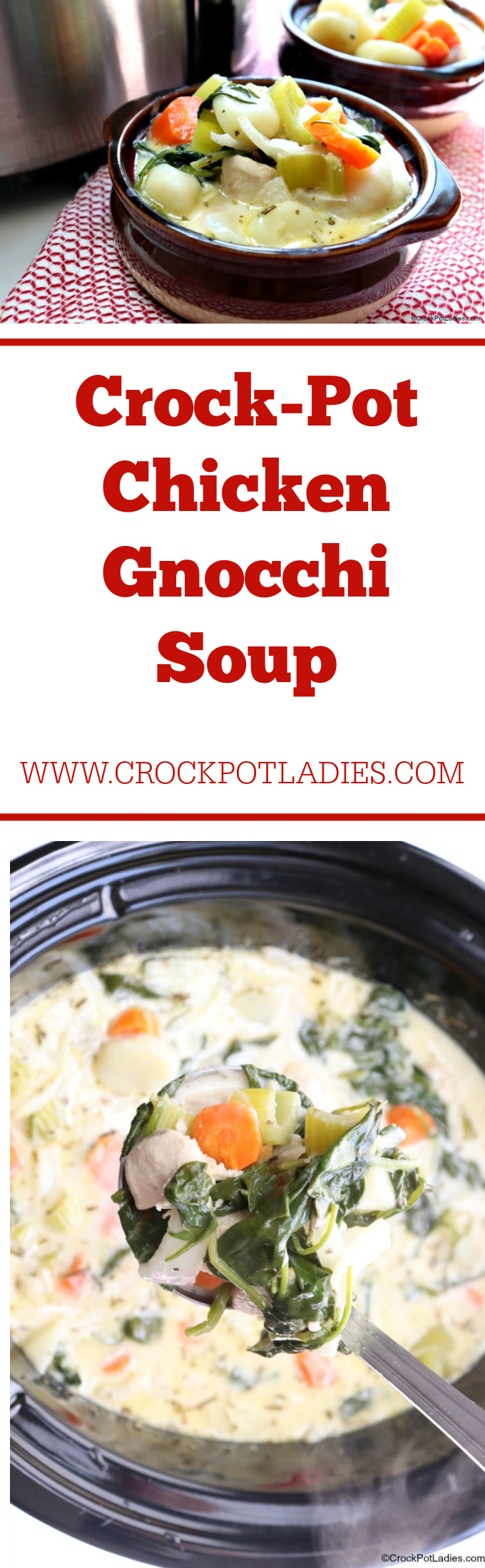 Crock-Pot Chicken Gnocchi Soup (Olive Garden Copycat)