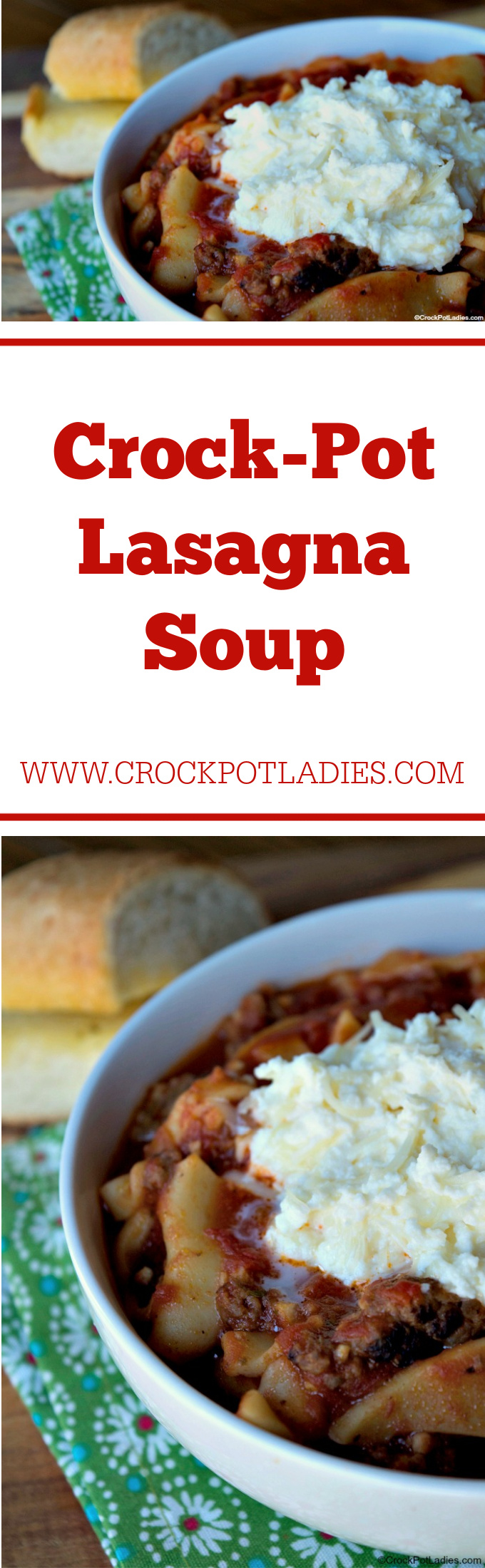 Crock-Pot Lasagna Soup
