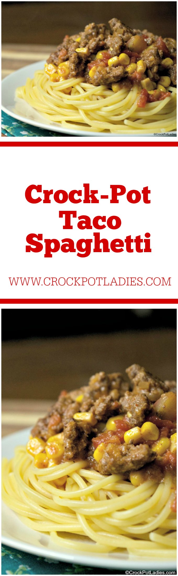 Crock-Pot Taco Spaghetti