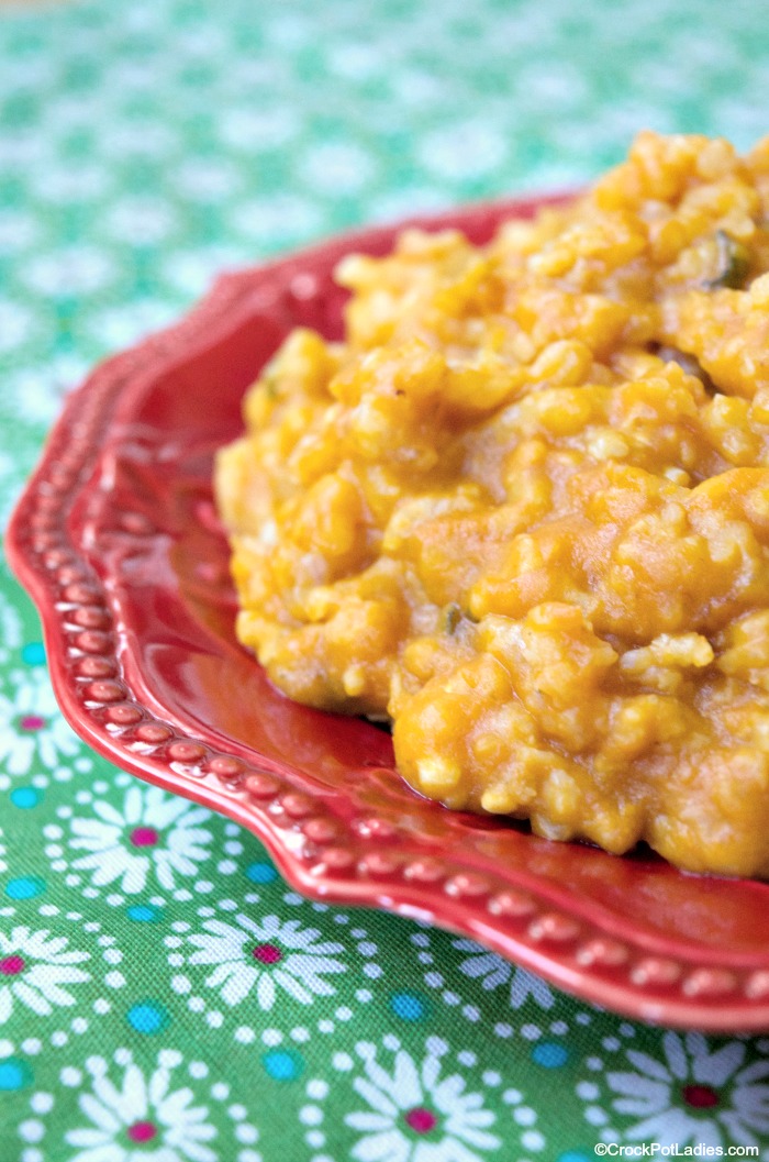 Crock-Pot Pumpkin Risotto - Crock-Pot Ladies