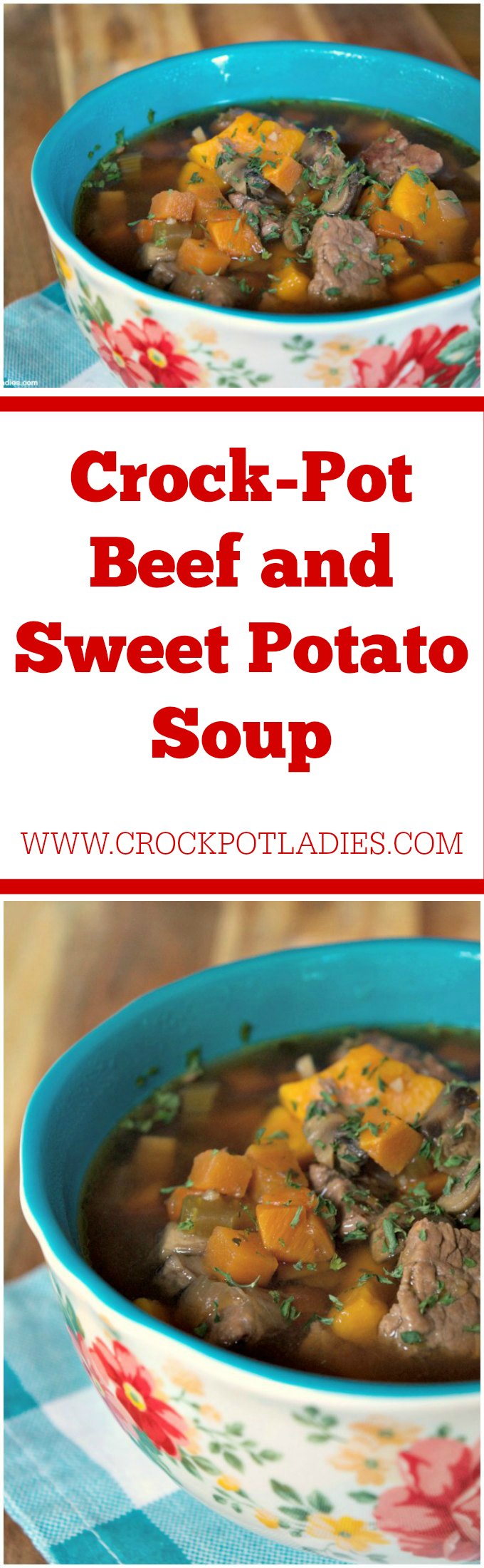 Crock-Pot Beef and Sweet Potato Soup