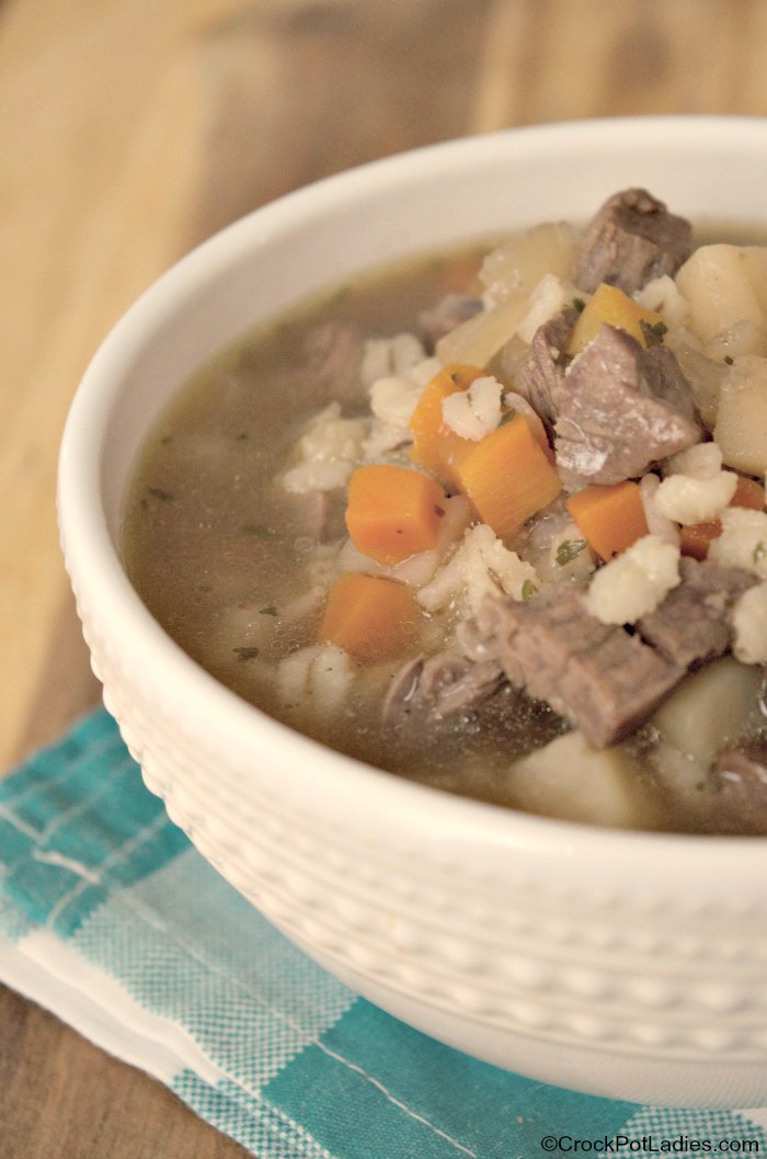 CrockPot Beef Scotch Broth CrockPot Ladies