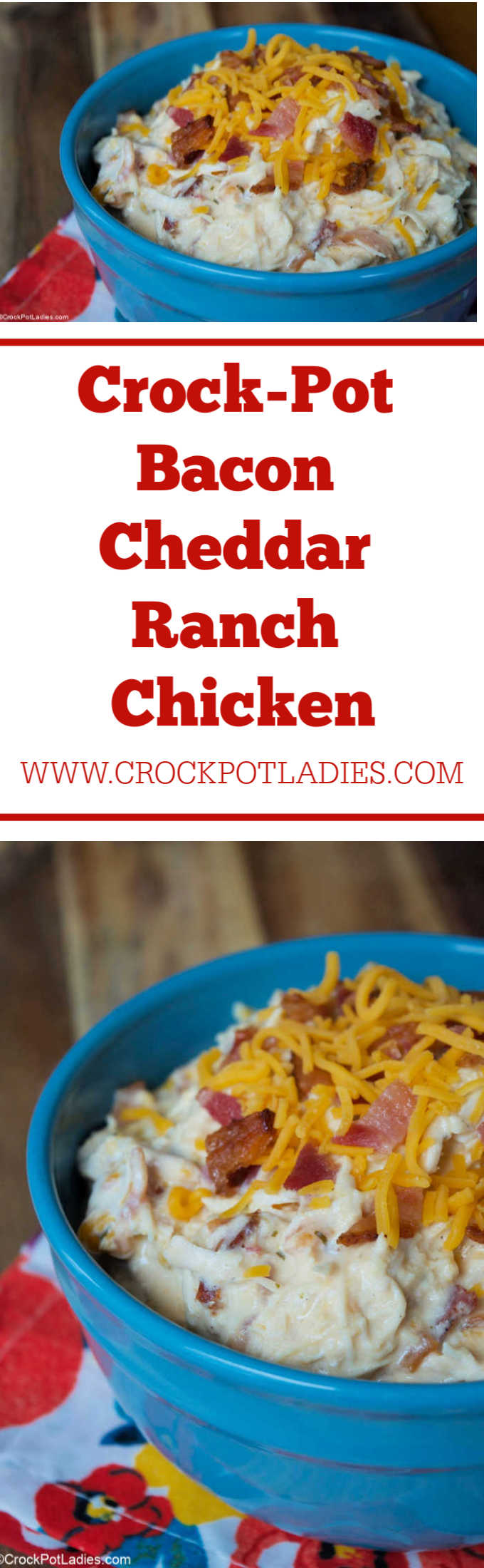 Crock-Pot Bacon Cheddar Ranch Chicken