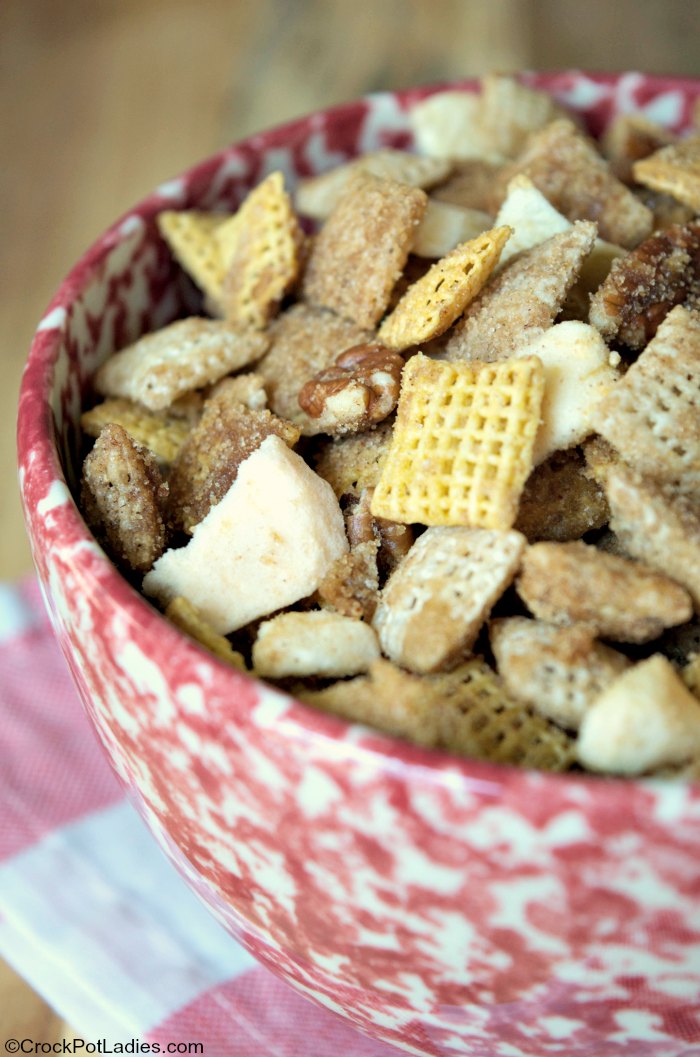CrockPot Cinnamon Apple Chex Mix CrockPot Ladies
