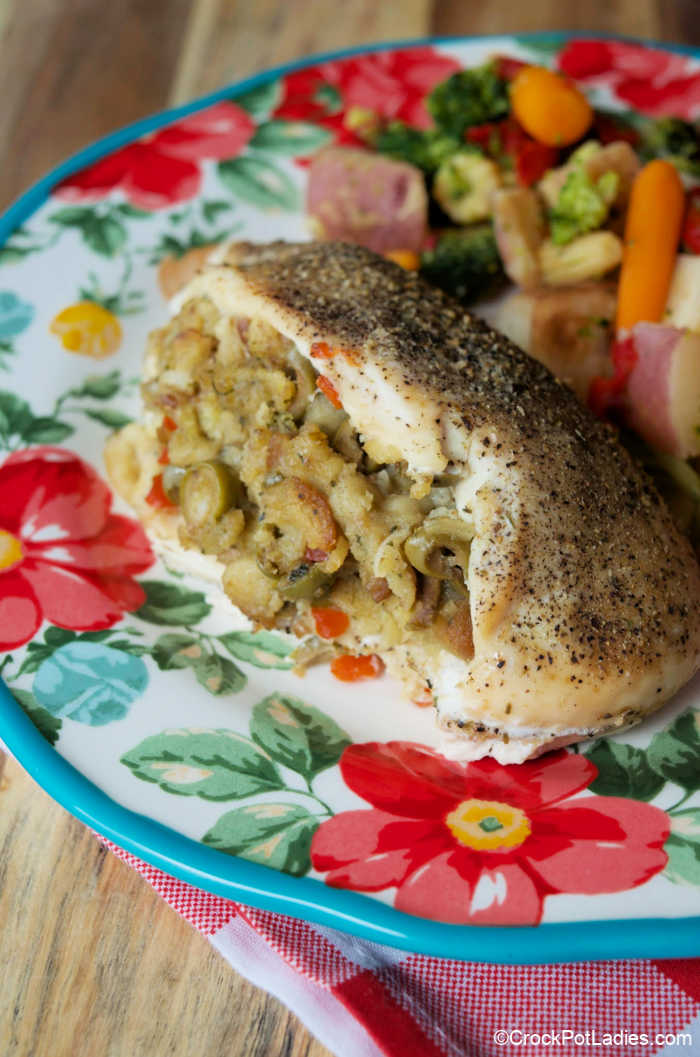 CrockPot Easy Stuffed Chicken Breasts CrockPot Ladies