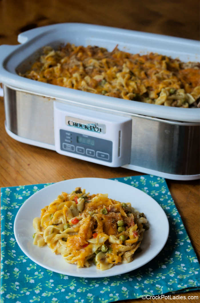 CrockPot Tuna Noodle Casserole CrockPot Ladies