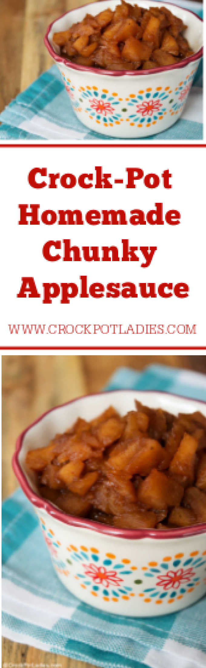 Crock-Pot Homemade Chunky Applesauce