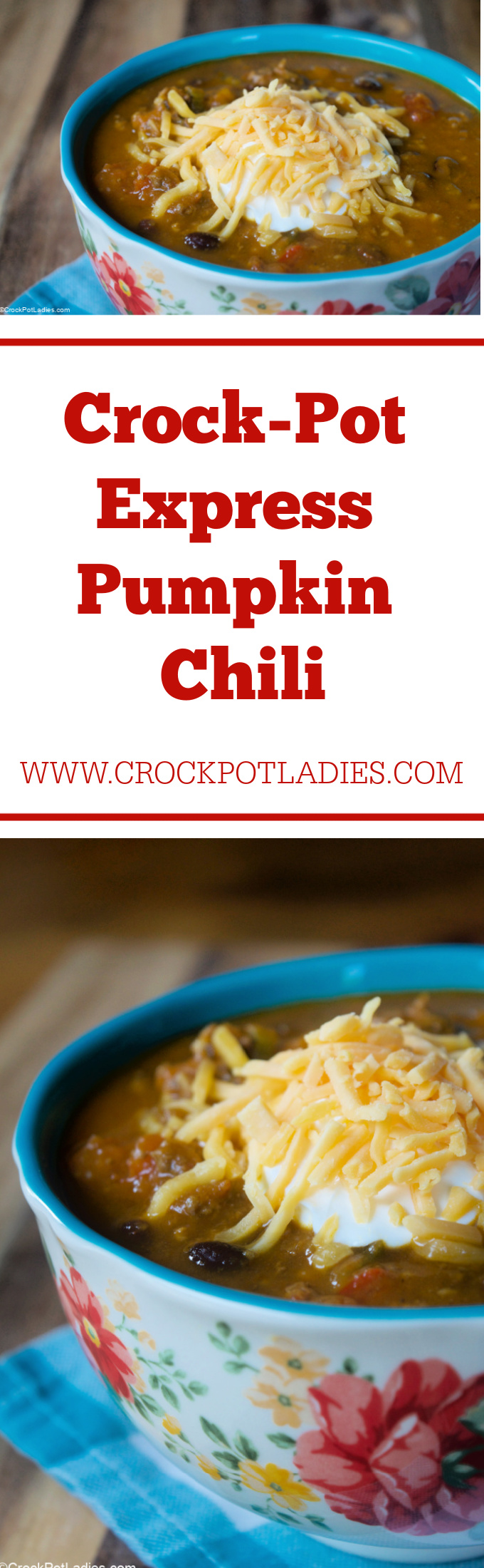 Crock-Pot Express Pumpkin Chili