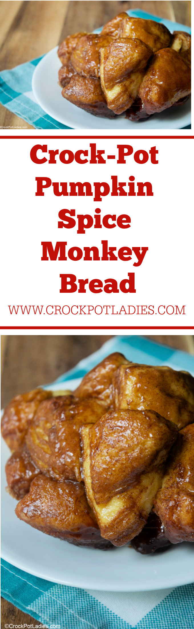 Crock-Pot Pumpkin Spice Monkey Bread