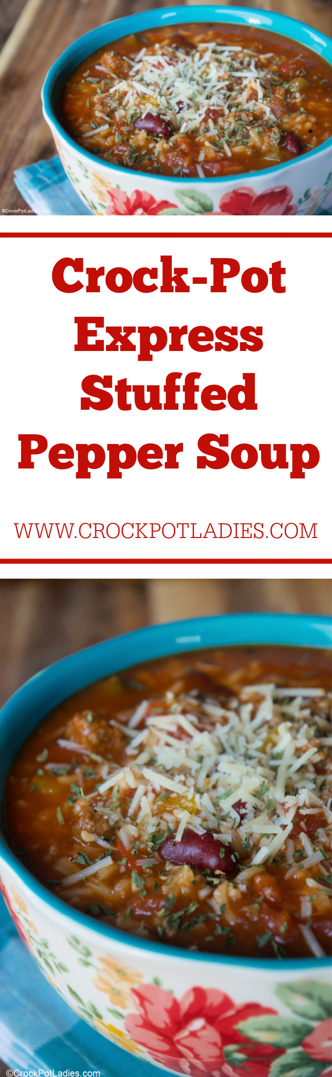 Crock-Pot Express Stuffed Pepper Soup