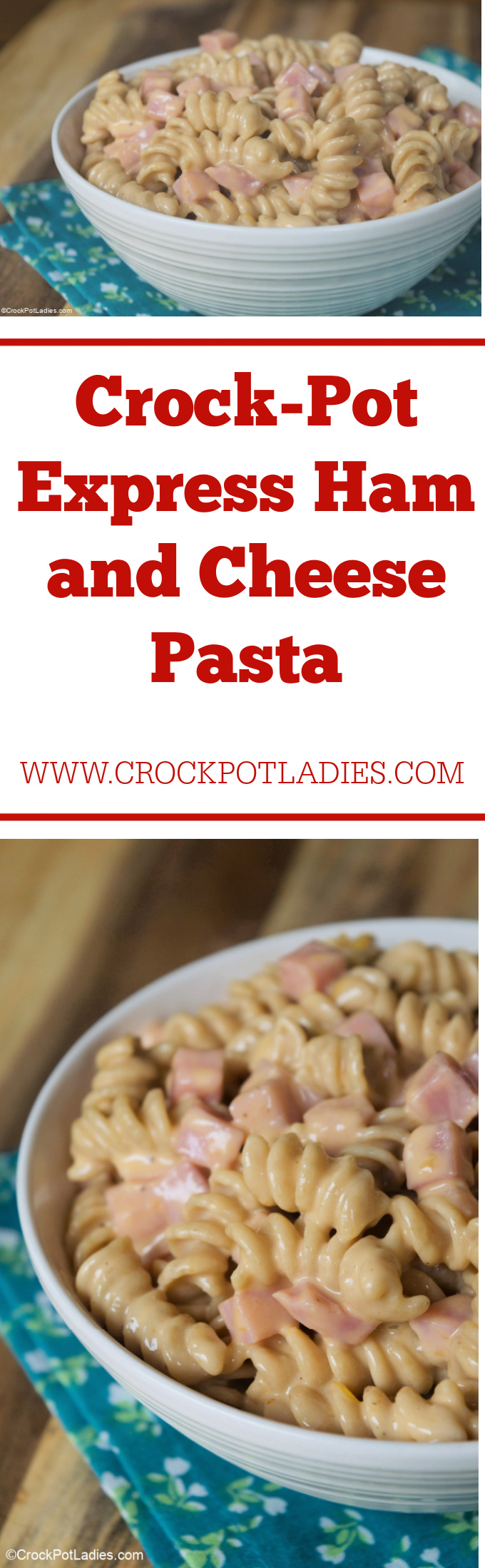Crock-Pot Express Ham and Cheese Pasta