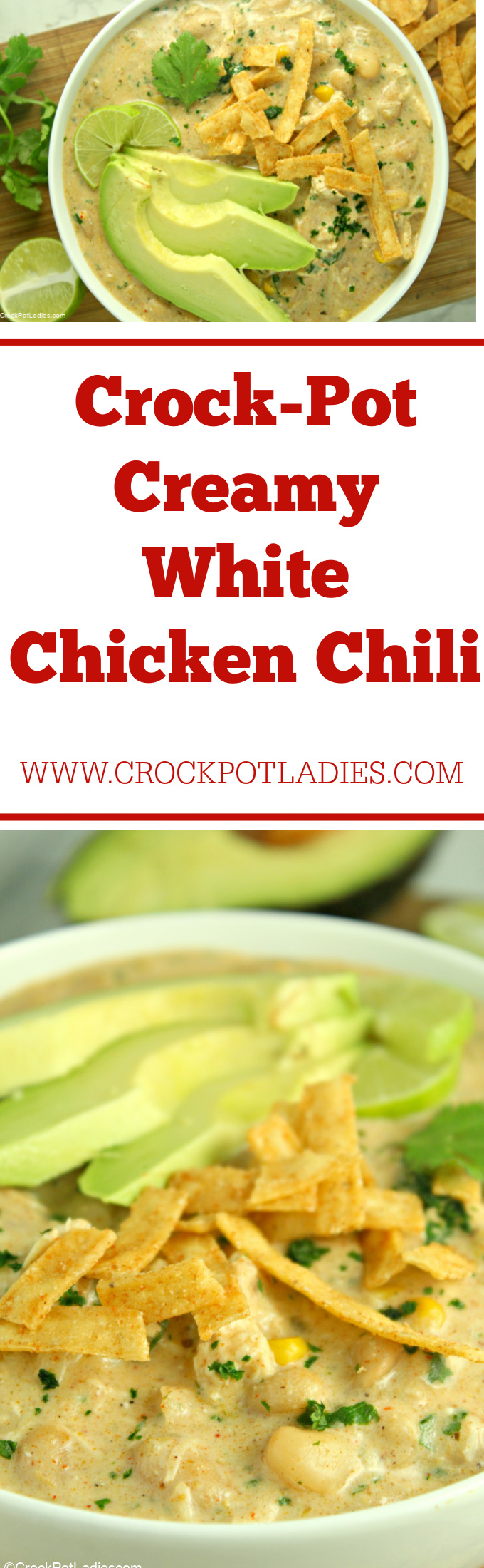 Crock-Pot Creamy White Chicken Chili