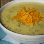 Crock-Pot Express Broccoli Cheddar Cheese Soup