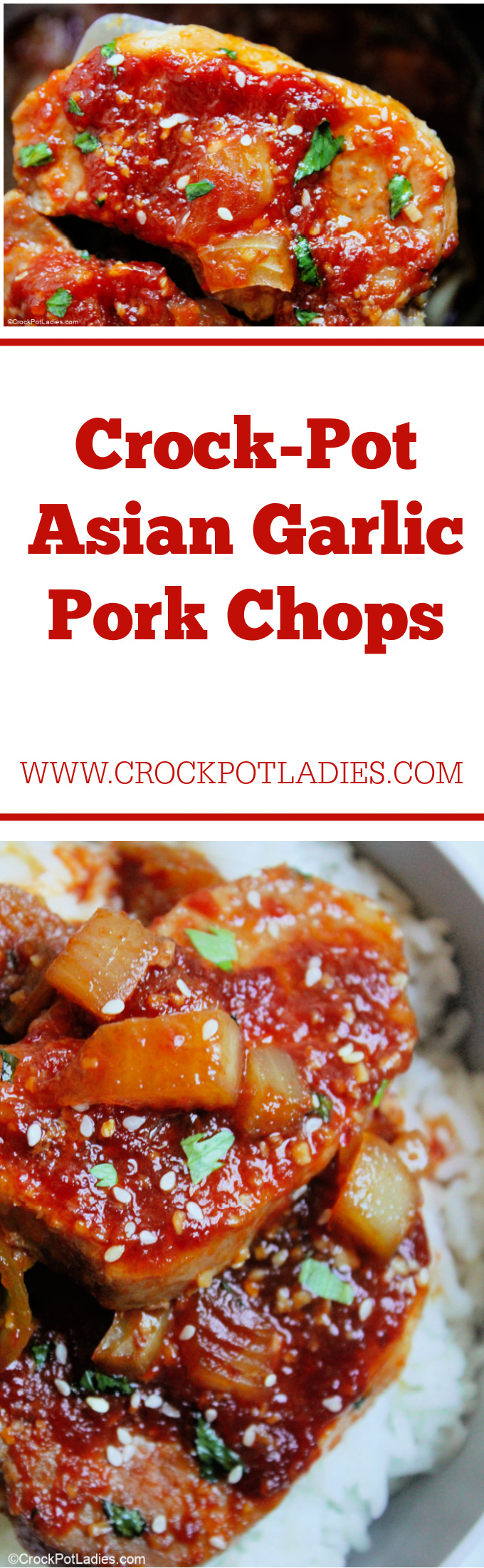 Crock-Pot Asian Garlic Pork Chops