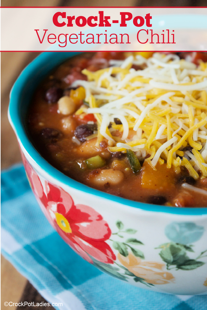 CrockPot Vegetarian Chili CrockPot Ladies